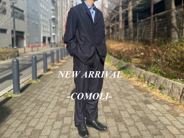 COMOLI/コモリ】2021AWウールシルクジャケット【買取入荷情報